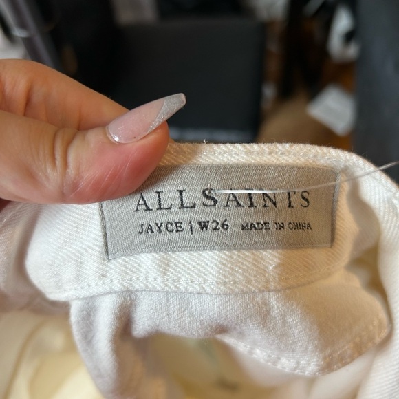 NEW AllSaints Jayce straight-leg jeans - Picture 6 of 10